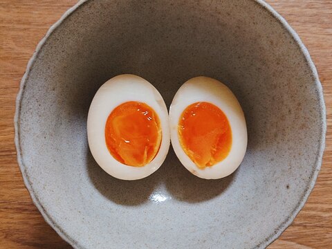 角煮の煮汁で簡単味付け卵